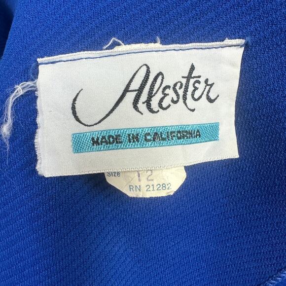 Vintage Alester Polyester Skirt Suit - Picture 6 of 7